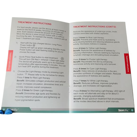 Skintific 7in1 LED Xtra Strength Wand Reduces Wrinkles Boosts Collagen & Elastin - Picture 14 of 16